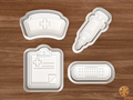 Nurse Cookie Cutter Set STL File - nurse1