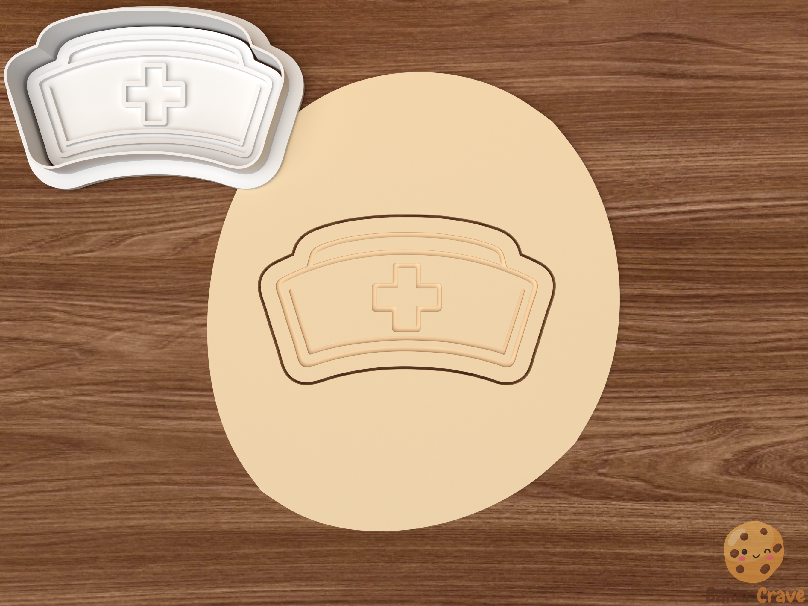 Nurse Cookie Cutter Set STL File - nurse5