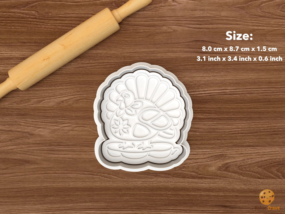 Oaxaca Night of the Radishes Cookie Cutter Set STL File - single turkey