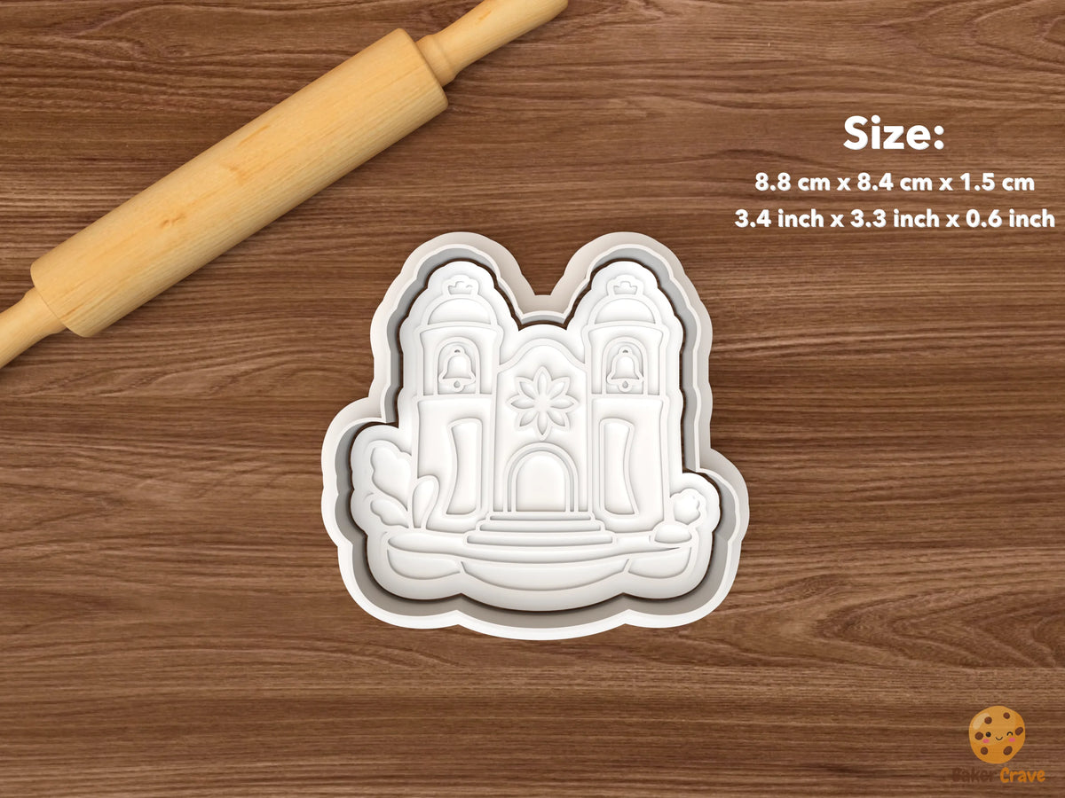 Oaxaca Night of the Radishes Cookie Cutter Set STL File - single oaxaca church