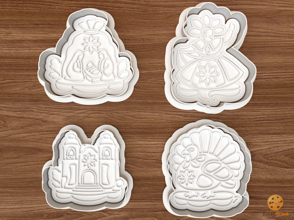 Oaxaca Night of the Radishes Cookie Cutter Set