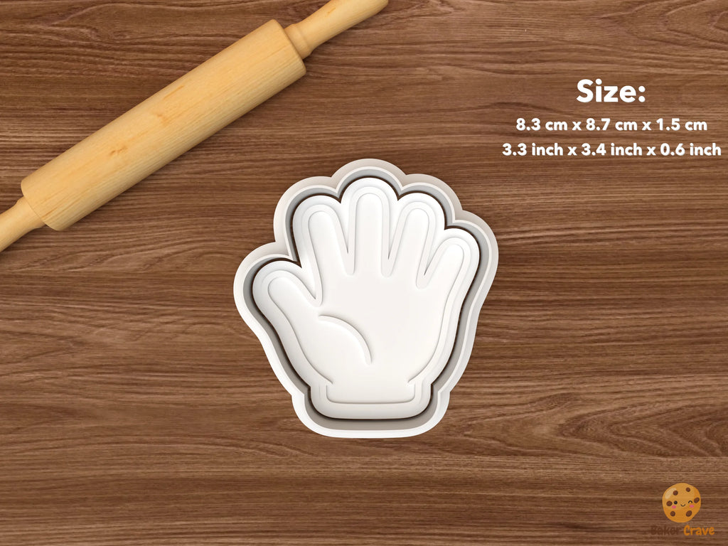 Occupational Therapy Cookie Cutter Set STL File - single open hand