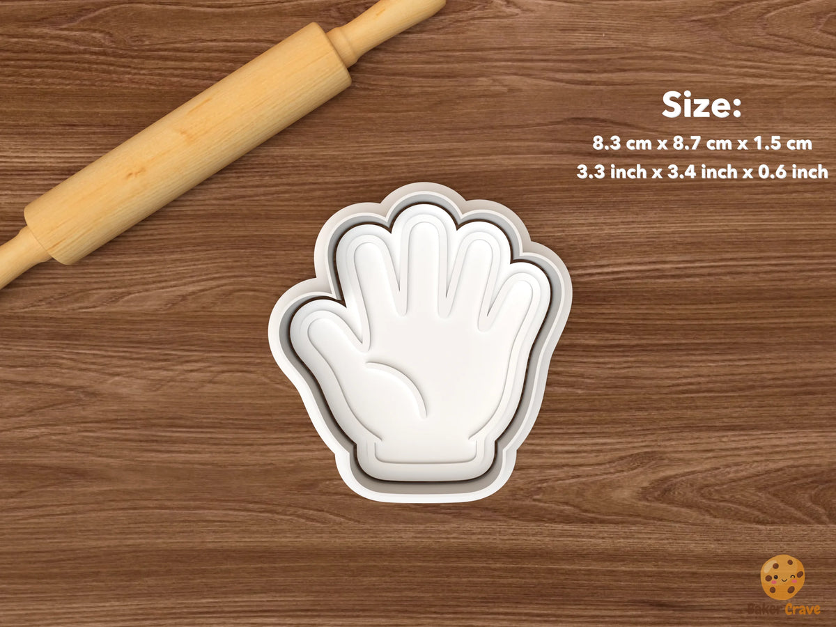 Occupational Therapy Cookie Cutter Set STL File - single open hand