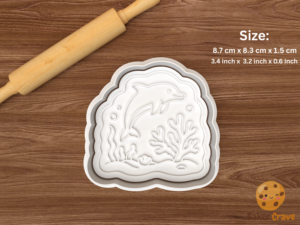 Ocean Life Cookie Cutter Set STL File - ocean6