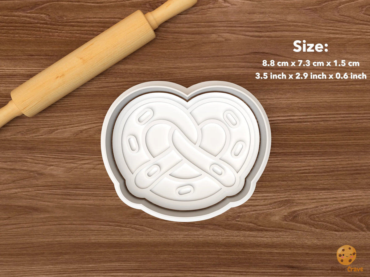 Oktoberfest Pretzel Festival Cookie Cutter Set