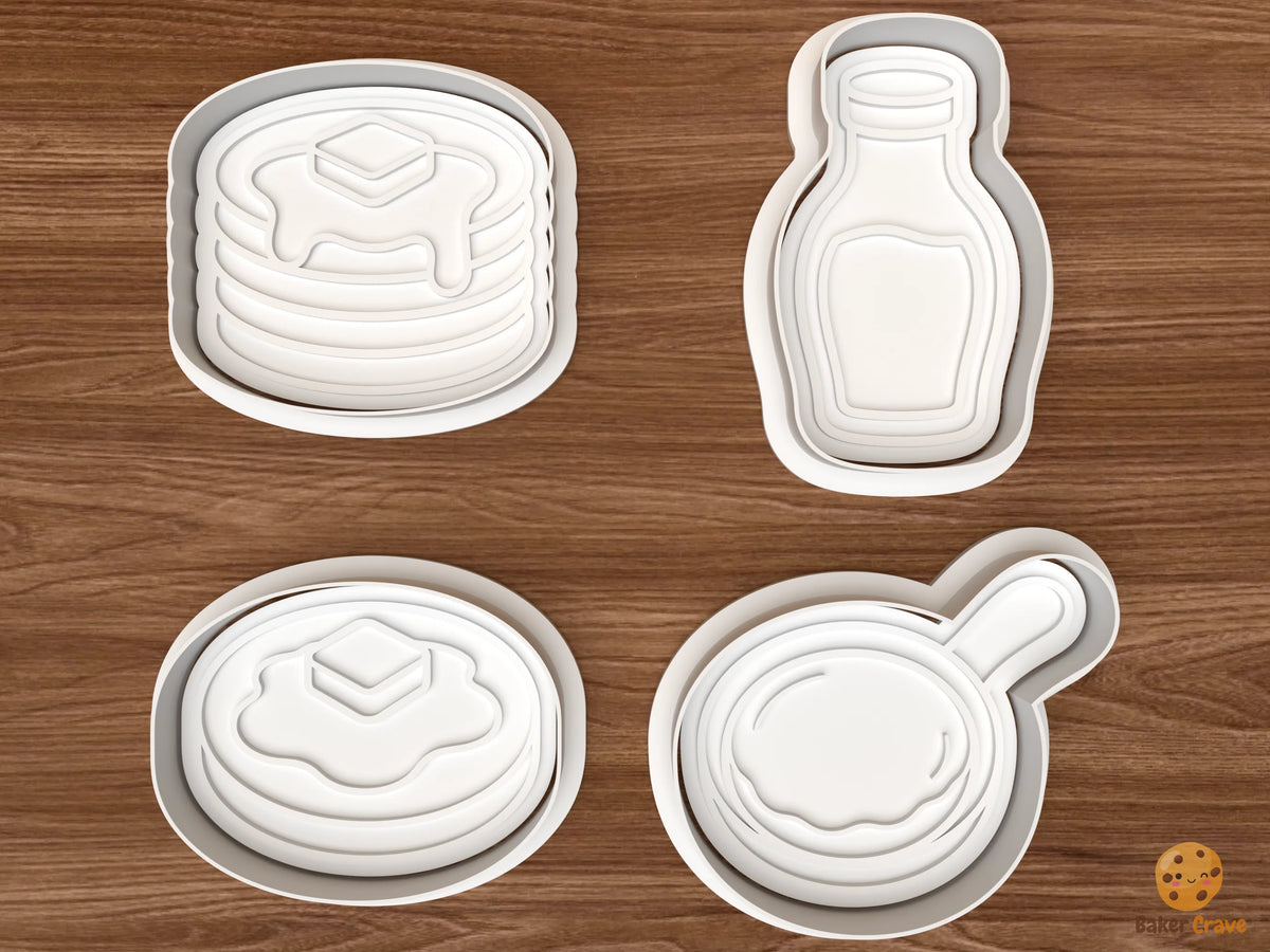 Pancake Breakfast Cookie Cutter Set - 01 set main