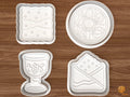 Passover Cookie Cutter Set STL File - 01 set main