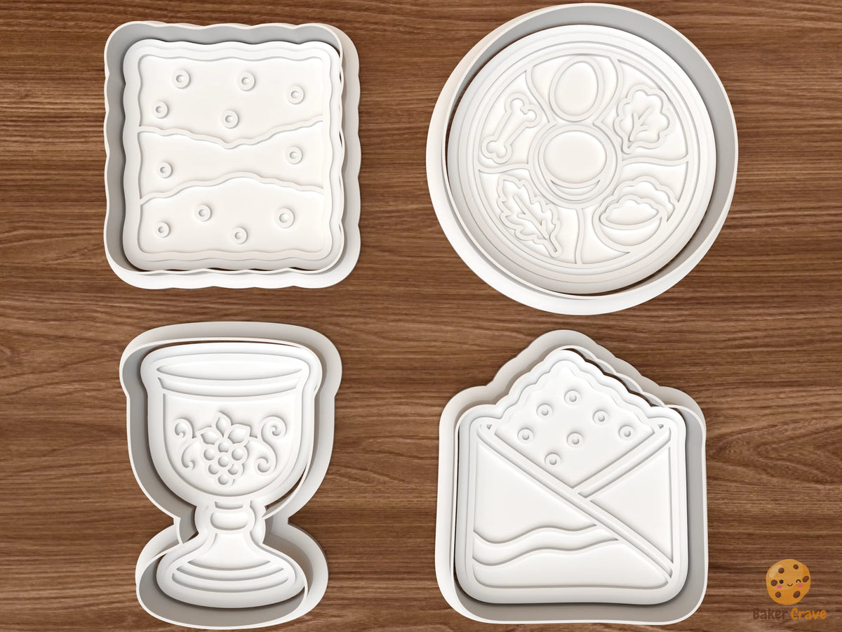 Passover Cookie Cutter Set STL File - 01 set main