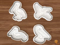 Pelican Cookie Cutter Set STL File - 01 set main