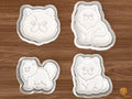 Persian Cat Cookie Cutter Set STL File - 01 set main