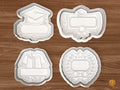 Personalized Graduation Cookie Cutter Set STL File - 01 set main