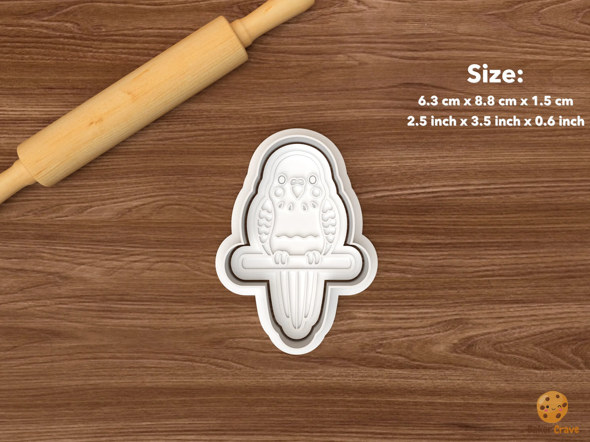 Pet Birds Cookie Cutter Set - single budgie