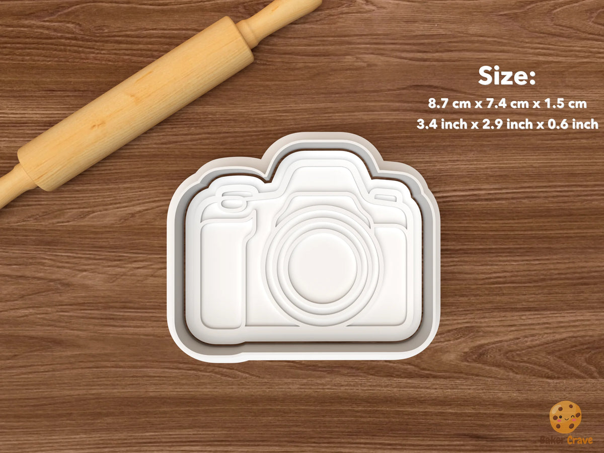 Photographer Cookie Cutter Set - single camera body