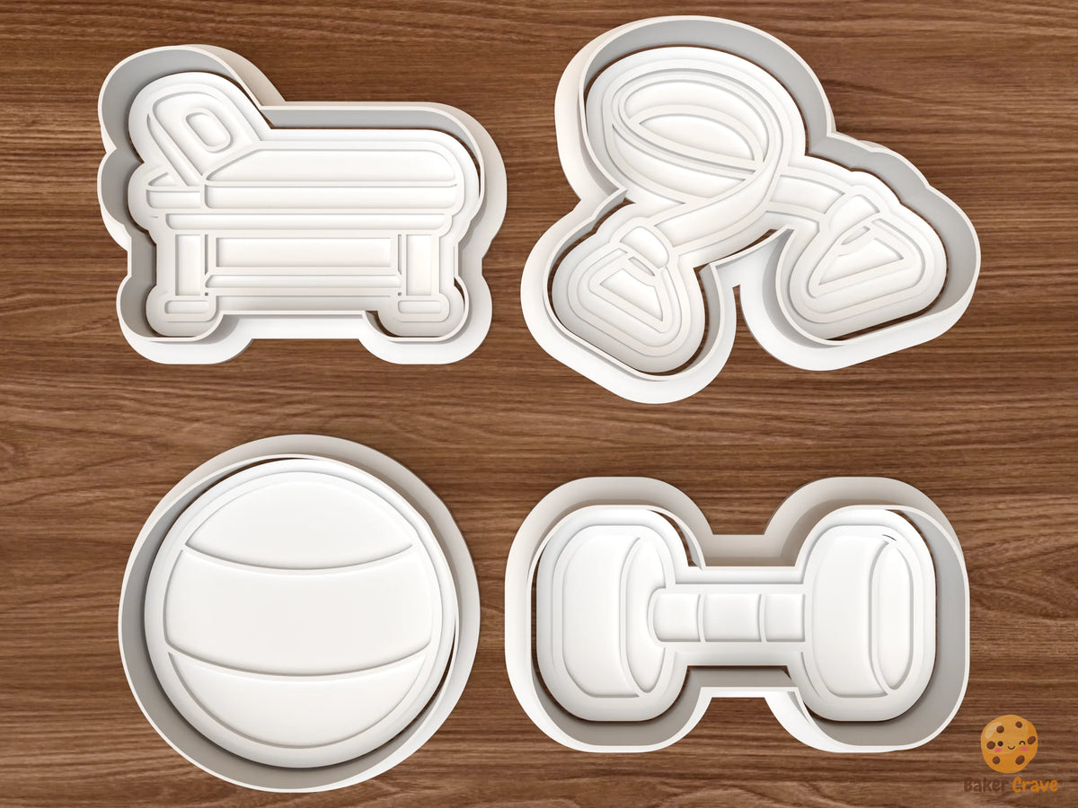 Physical Therapy Cookie Cutter Set - 01 set main