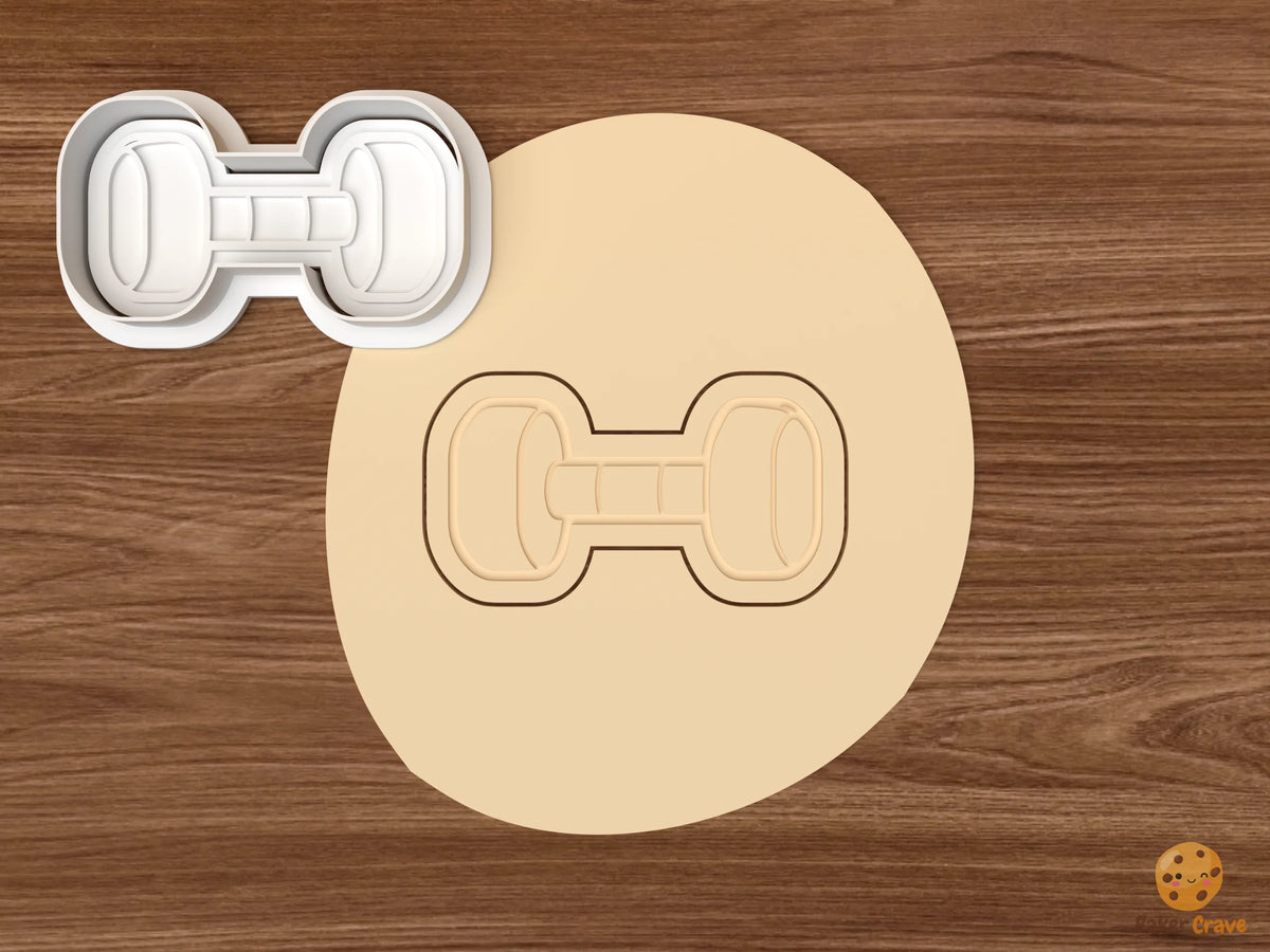 Physical Therapy Cookie Cutter Set - dough dumbbell