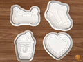 Pilates Wellness Cookie Cutter Set STL File - 01 set main