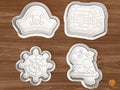 Pirate Adventure Cookie Cutter Set STL File - 01 set main