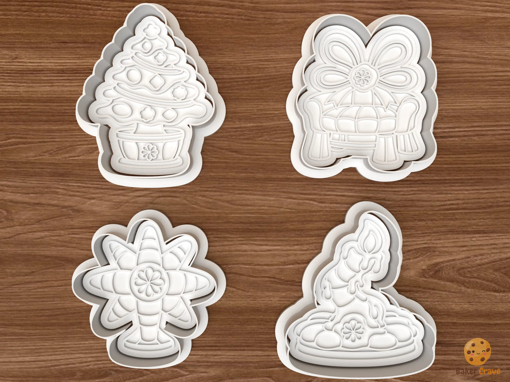 Play Haus Christmas Cookie Cutter Set STL File - 01 set main
