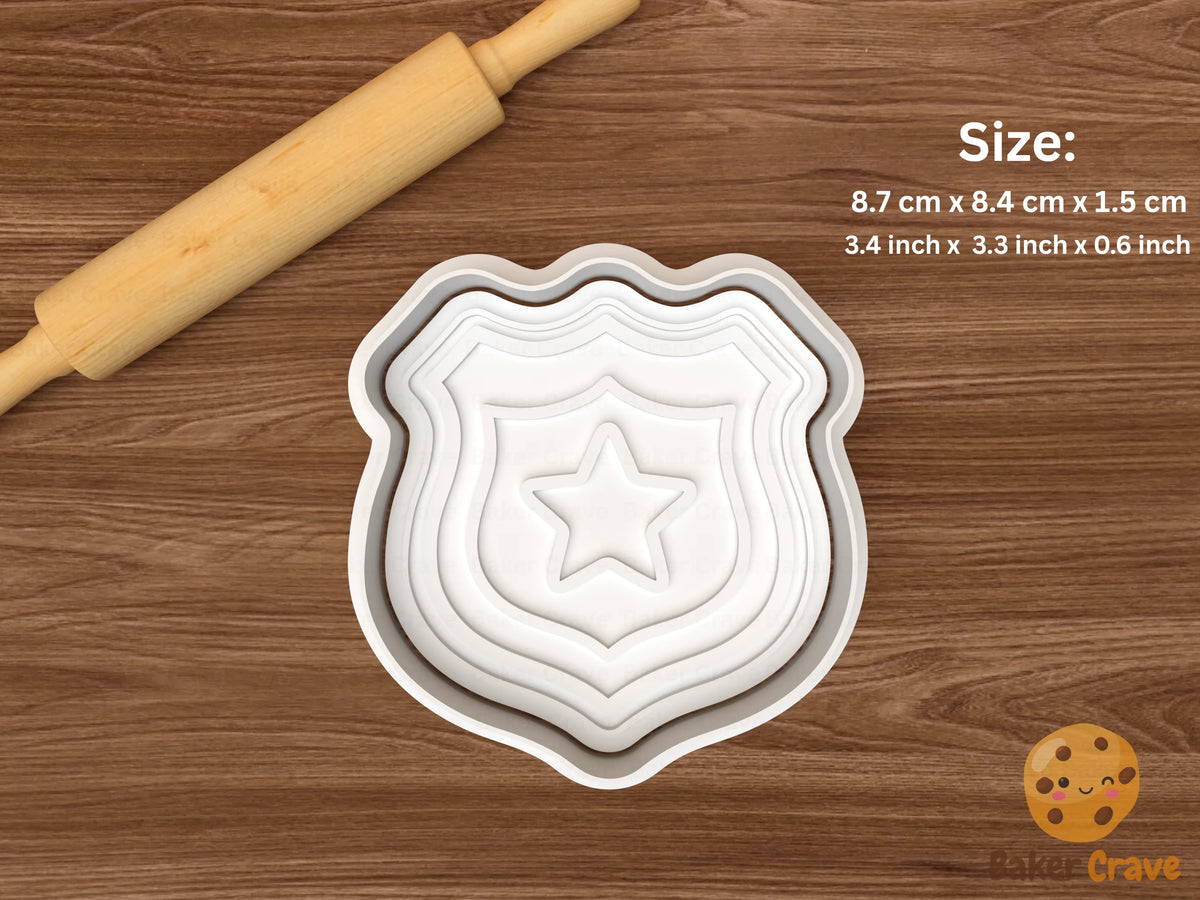 Police Cookie Cutter Set - police6