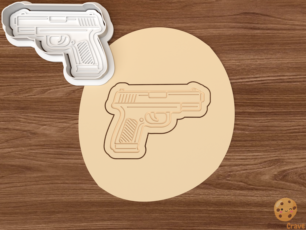 Police Cookie Cutter Set STL File - police1