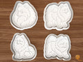 Pomeranian Dog Cookie Cutter Set STL File - 01 set main