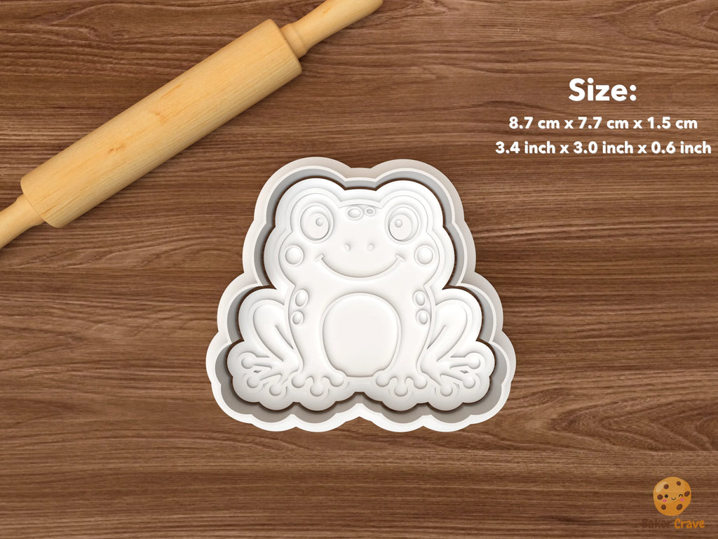 Pond Animals Cookie Cutter Set STL File - single frog