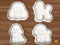 Poodle Dog Cookie Cutter Set STL File - 01 set main