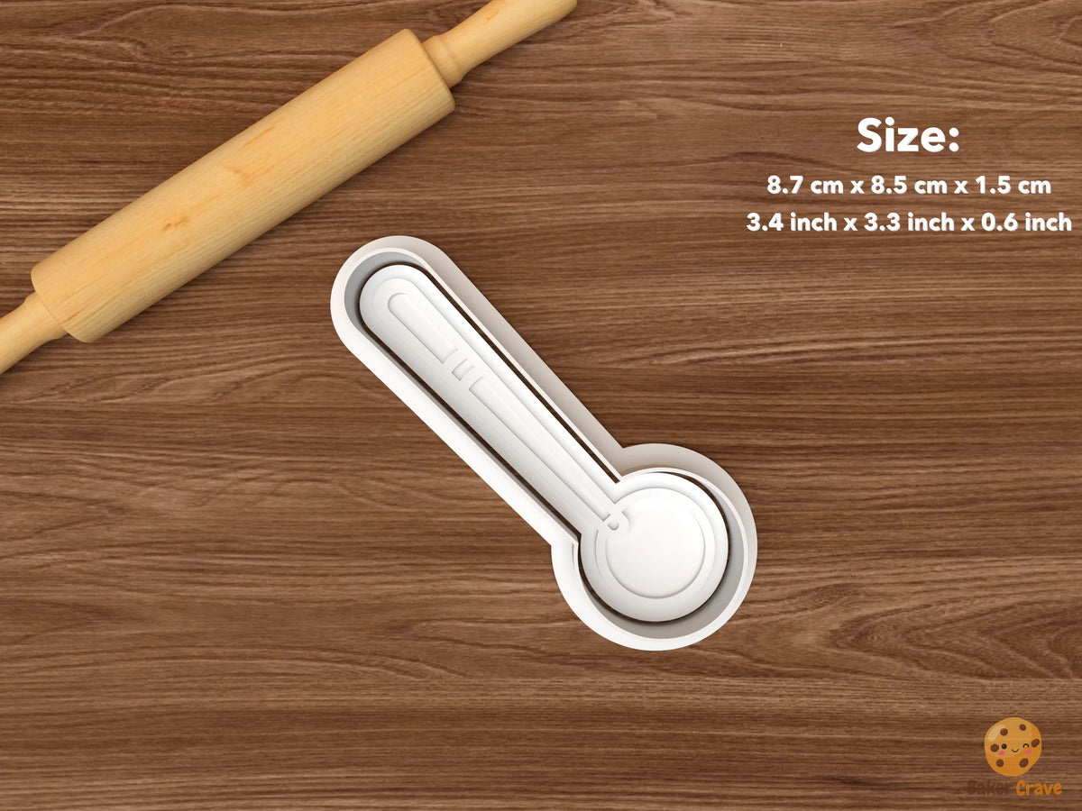 Pool Billiards Cookie Cutter Set - single pool cue