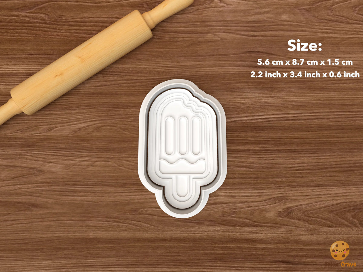 Pool Party Cookie Cutter Set STL File - single popsicle