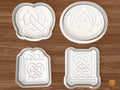 Pretzel Bakery Cookie Cutter Set STL File - 01 set main