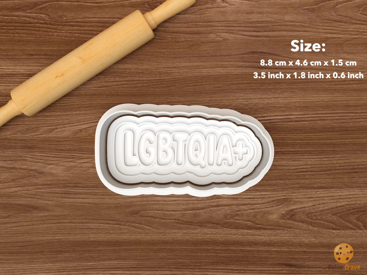 Pride Cookie Cutter Set STL File - single lgbtqia