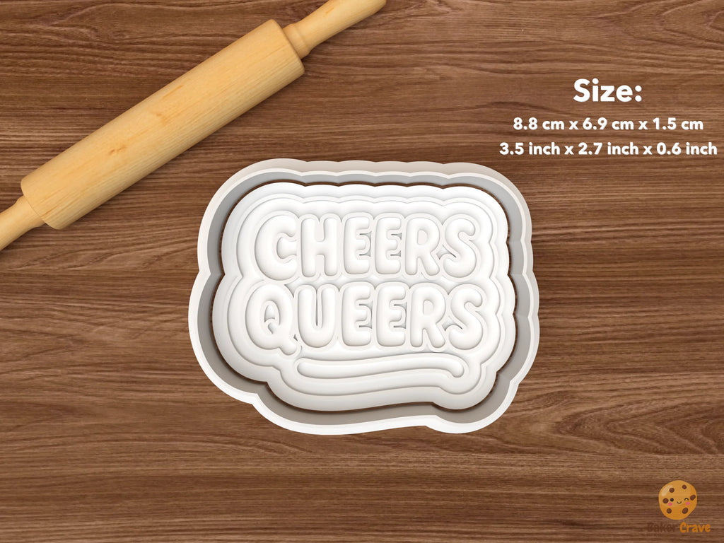 Pride Cookie Cutter Set STL File - single cheers queers