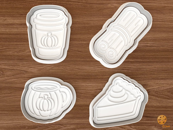 Pumpkin Spice Treats Cookie Cutter Set