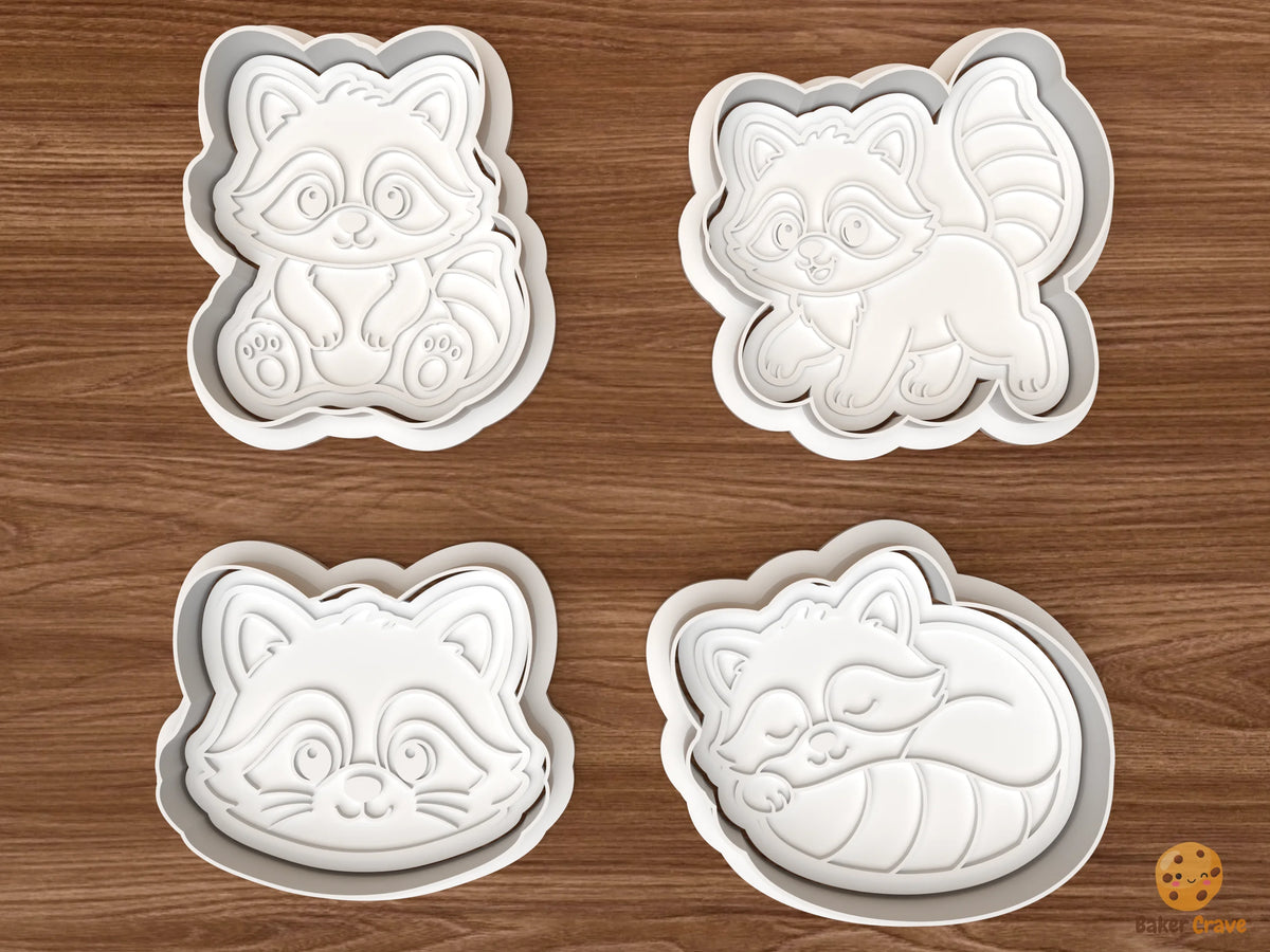Raccoon Cookie Cutter Set - 01 set main