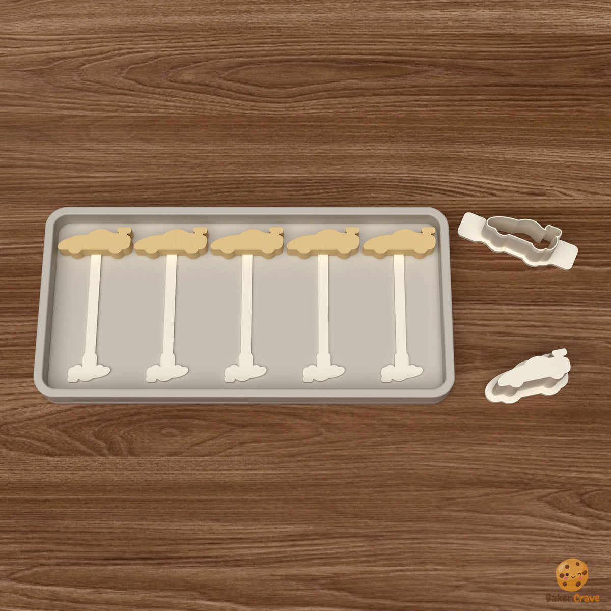 Race Car Cake Pop Mold STL File