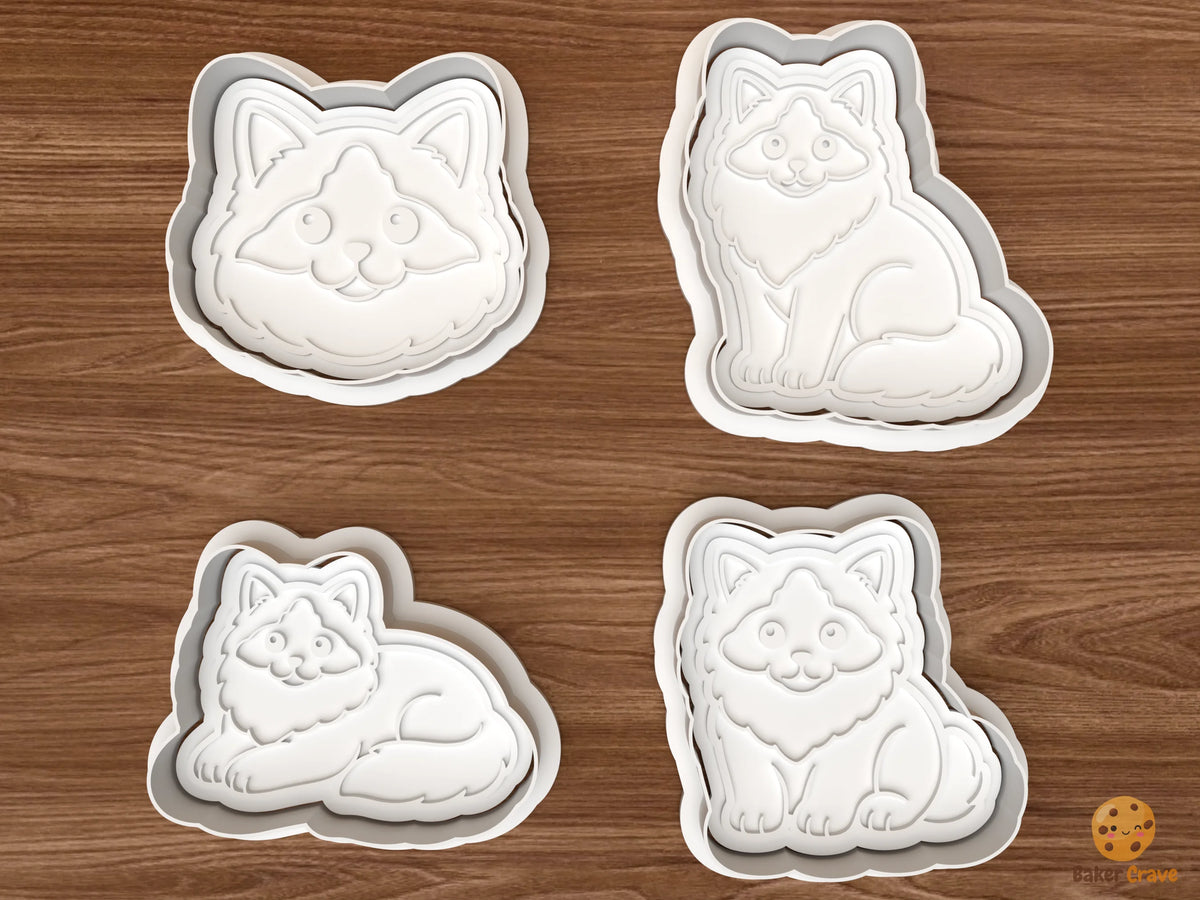 Ragdoll Cat Cookie Cutter Set - 01 set main
