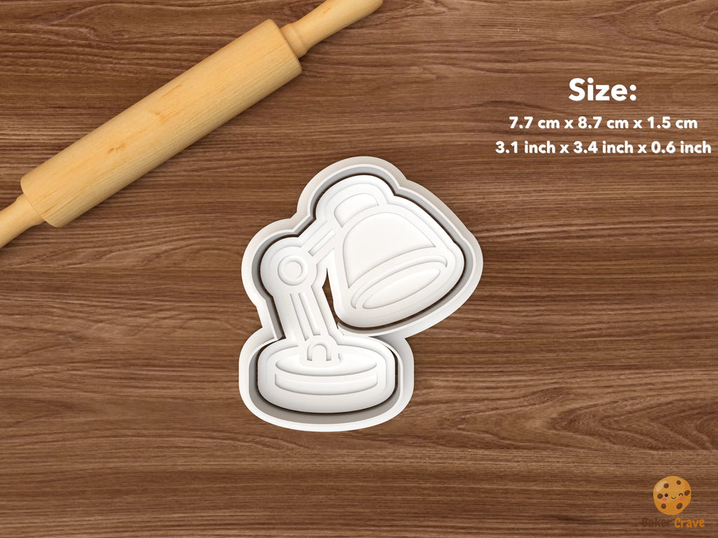 Reading Skills Cookie Cutter Set STL File - single desk lamp