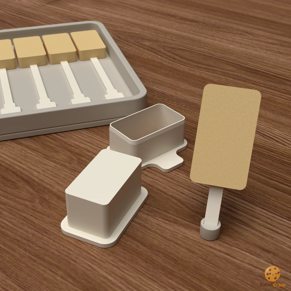 Rectangle Cake Pop Mold STL File