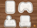 Retro Gaming Cookie Cutter Set STL File - 01 set main