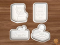 Retro Gaming Cookie Cutter Set STL File - retro1