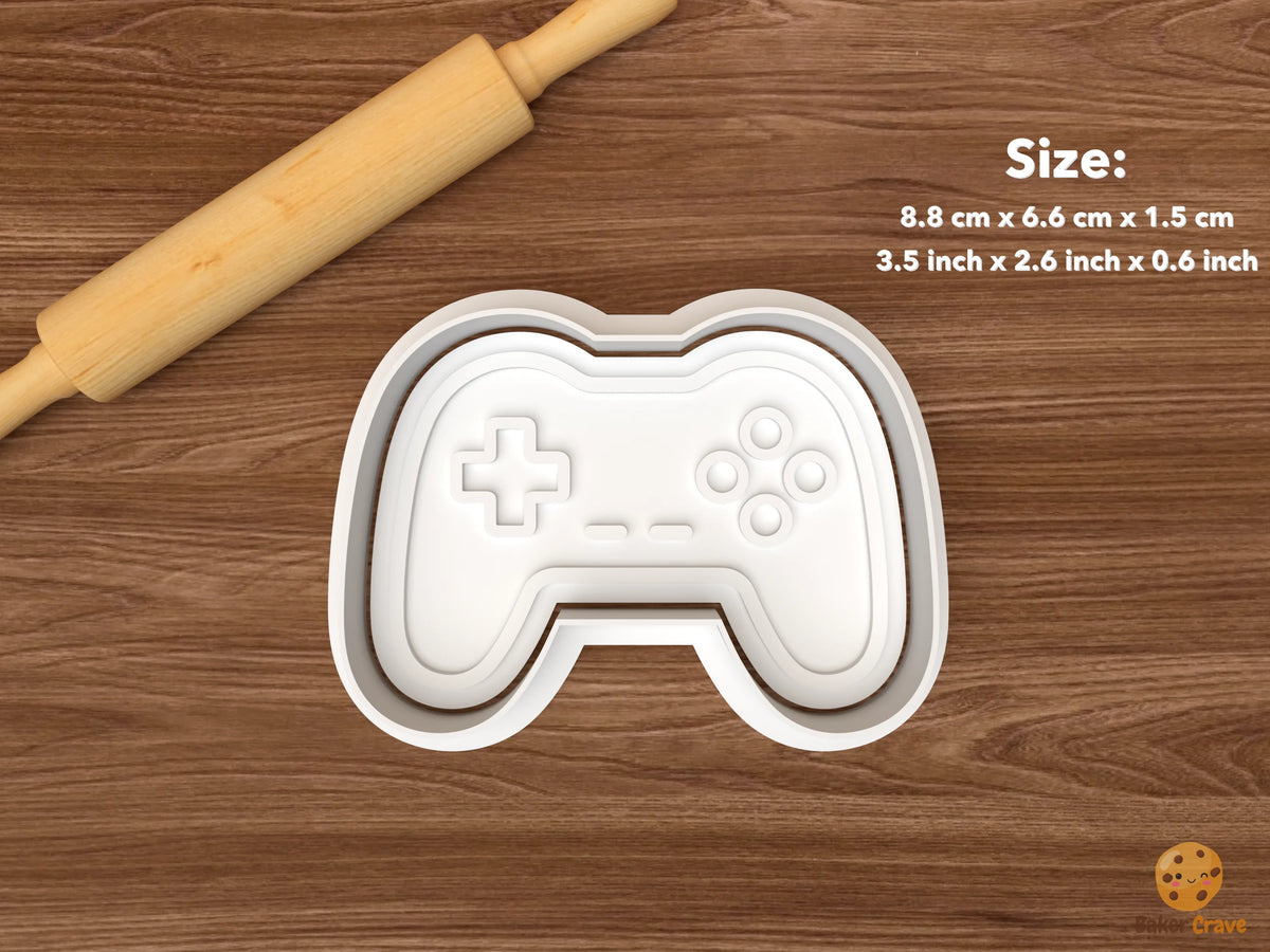 Retro Gaming Cookie Cutter Set - single game controller