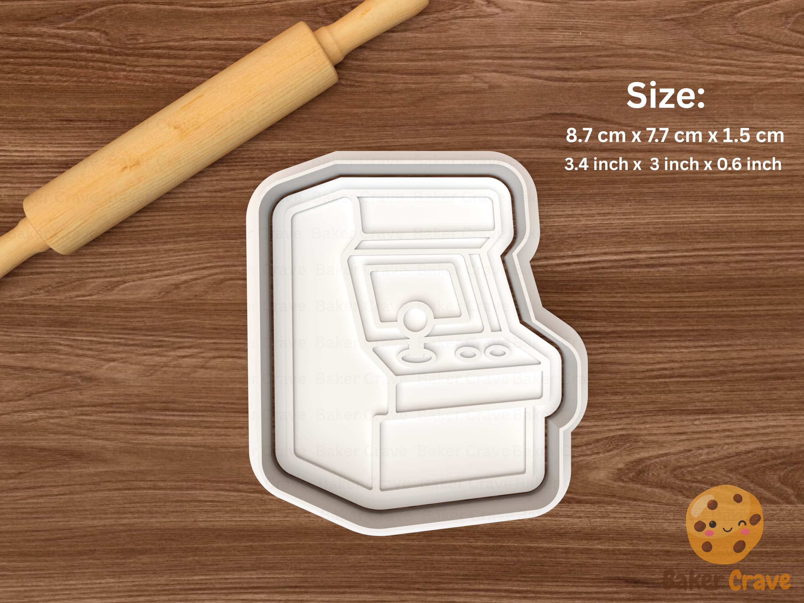 Retro Gaming Cookie Cutter Set STL File - retro6