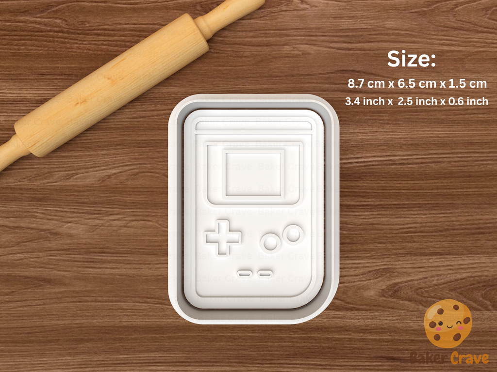 Retro Gaming Cookie Cutter Set STL File - retro8