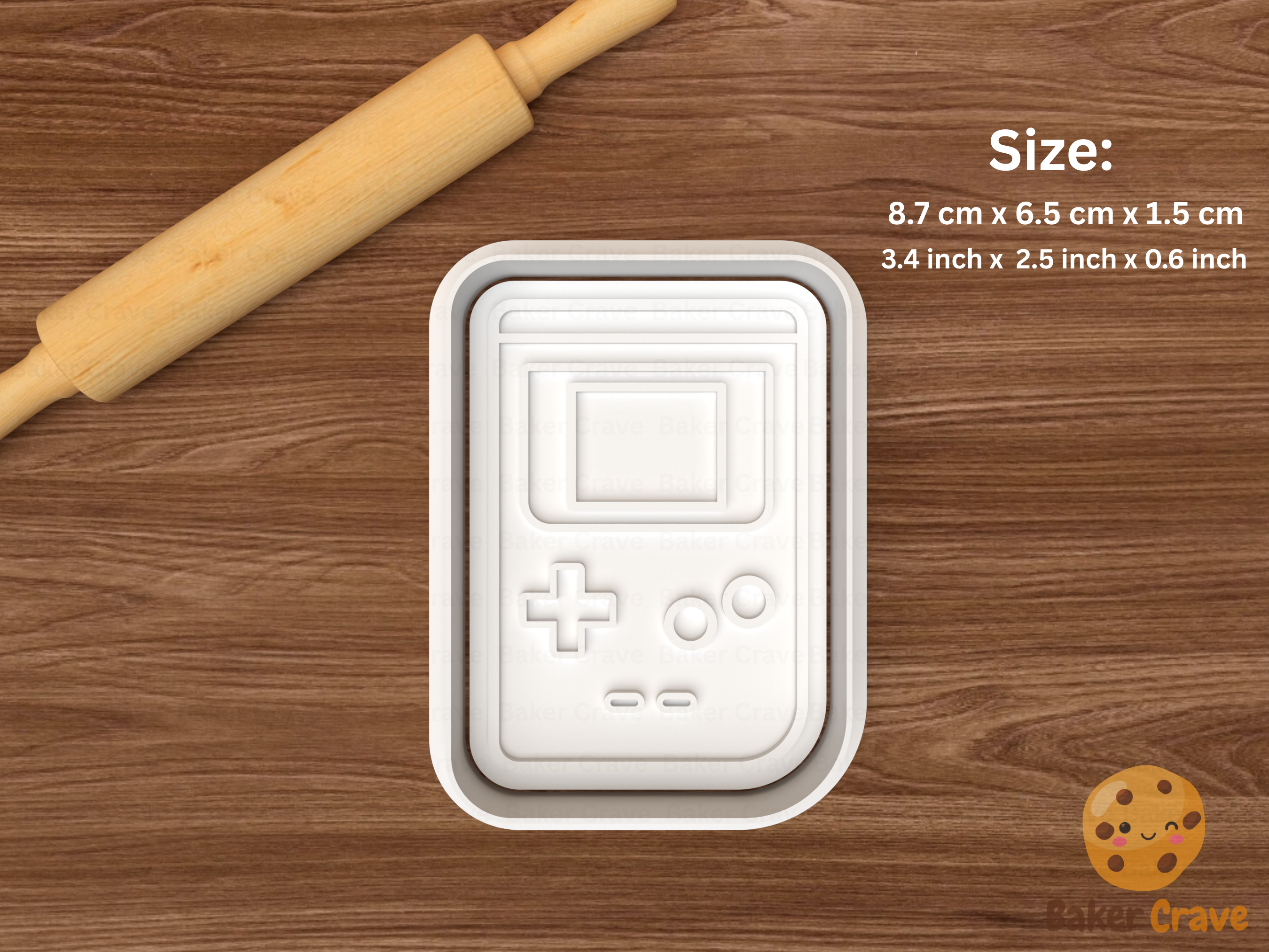 Retro Gaming Cookie Cutter Set STL File - retro8