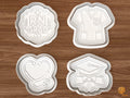 RN Graduation Cookie Cutter Set STL File - 01 set main