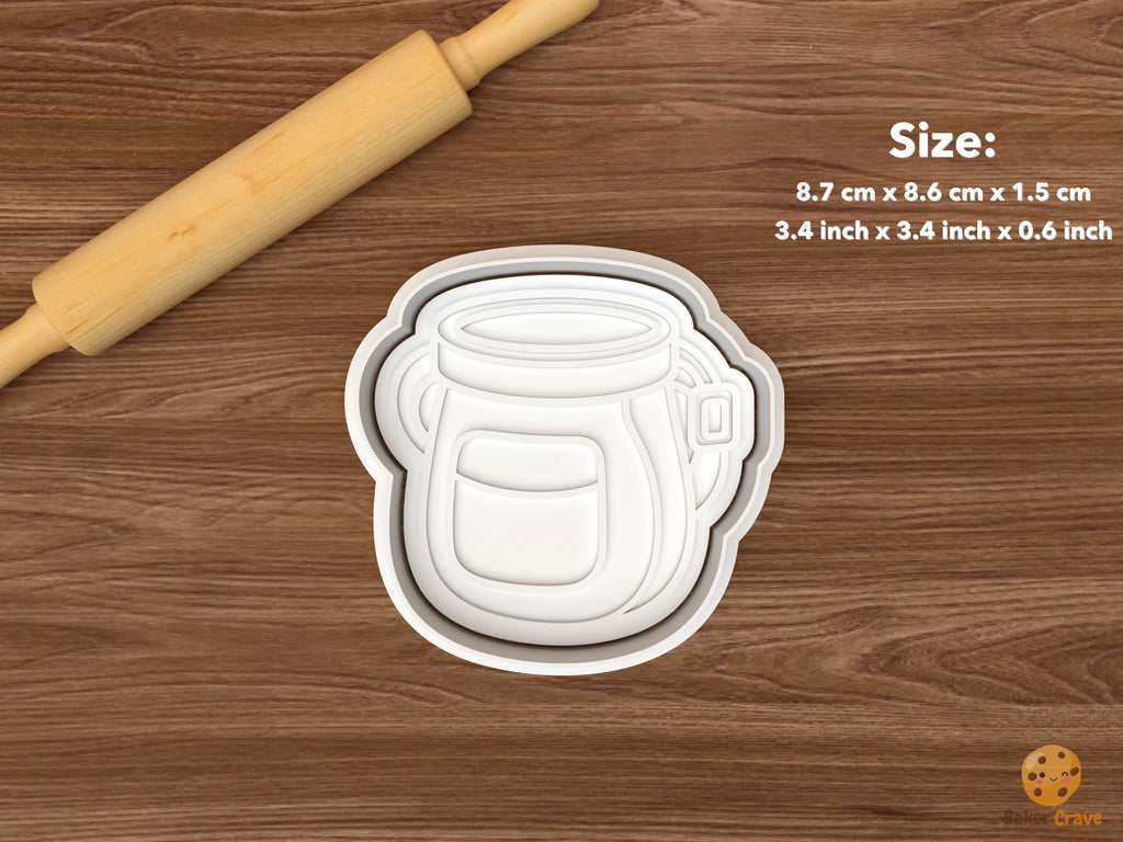 Rock Climbing Cookie Cutter Set STL File - single chalk bag