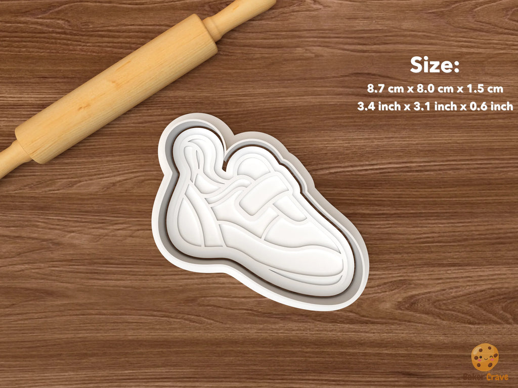 Rock Climbing Cookie Cutter Set STL File - single climbing shoe