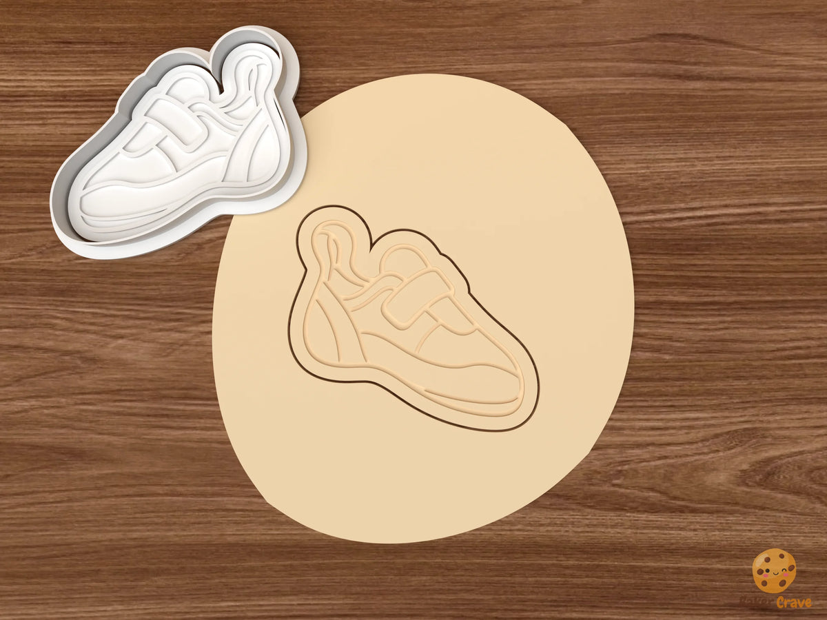 Rock Climbing Cookie Cutter Set - dough climbing shoe