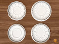 Round Cookie Frame Cutter Set Cookie Cutter Set STL File - 01 set main