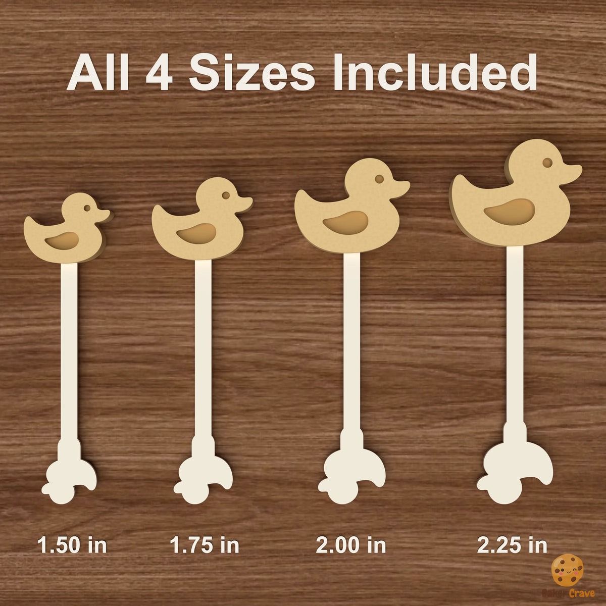 Rubber Ducky Cake Pop Mold STL File